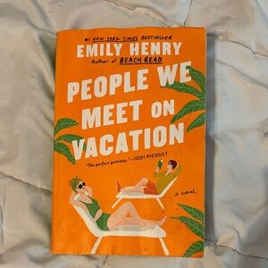 Orange 'People We Meet on Vacation' Book